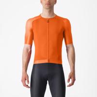 CASTELLI Cyklistický dres s krátkým rukávem - AERO RACE 7.0 - oranžová