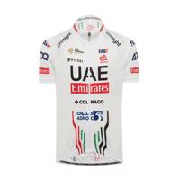 PISSEI Cyklistický dres s krátkým rukávem - UAE TEAM EMIRATES 2024 KIDS - bílá/černá/červená 8Y