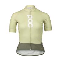 POC Cyklistický dres s krátkým rukávem - ESSENTIAL ROAD LADY - zelená/světle zelená L