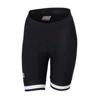 SPORTFUL Cyklistické kalhoty krátké bez laclu - BODYFIT CLASSIC - černá/bílá