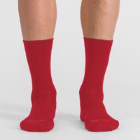 SPORTFUL Cyklistické ponožky klasické - MATCHY WOOL - červená