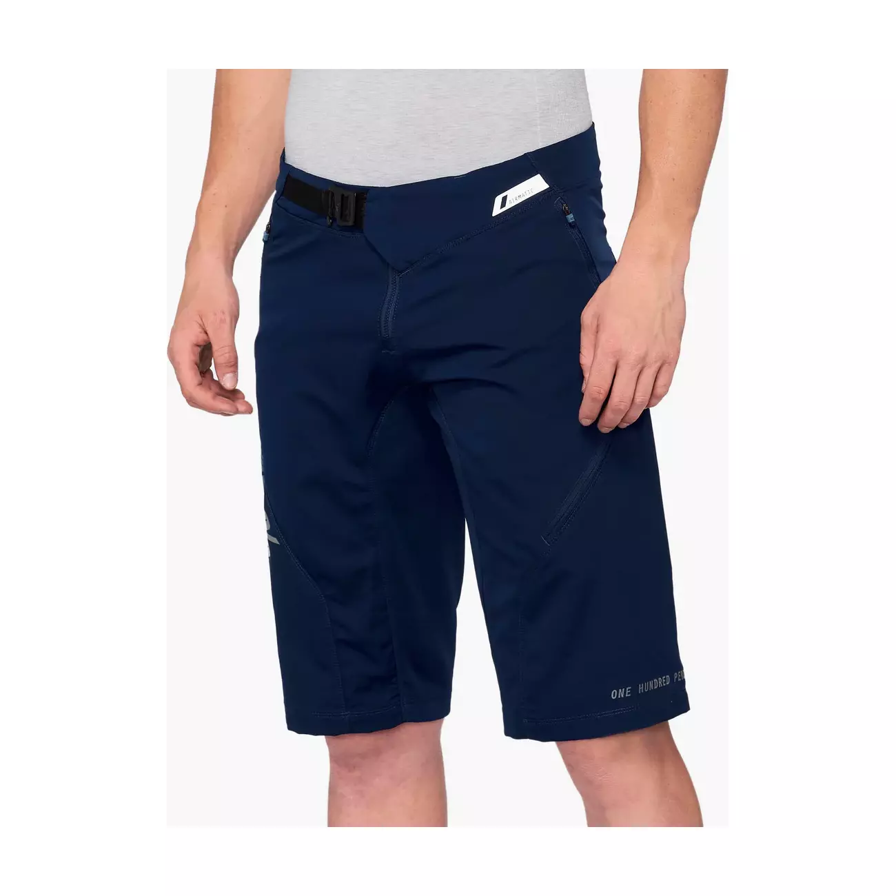 100% SPEEDLAB Cyklistické kalhoty krátké bez laclu - AIRMATIC - modrá L