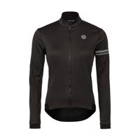 AGU Cyklistická zateplená bunda - WINTER ESSENTIAL W - černá
