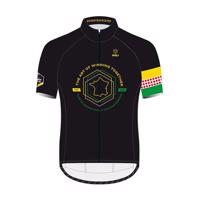 AGU Cyklistický dres s krátkým rukávem - JUMBO-VISMA 2022 - černá L