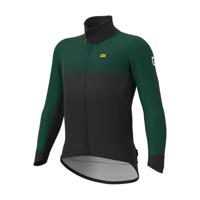 ALÉ Cyklistická zateplená bunda - PR-S GRADIENT - zelená/černá M