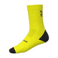 ALÉ Cyklistické ponožky klasické - DIGITOPRESS - žlutá