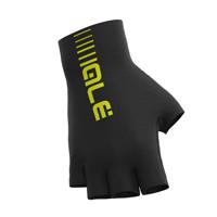 ALÉ Cyklistické rukavice krátkoprsté - SUNSELECT CRONO - černá/žlutá XL