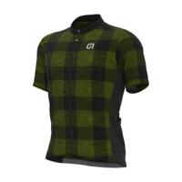 ALÉ Cyklistický dres s krátkým rukávem - OFF ROAD - GRAVEL SCOTTISH - zelená 2XL