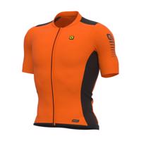ALÉ Cyklistický dres s krátkým rukávem - R-EV1  RACE 2.0 - oranžová