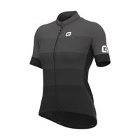 ALÉ Cyklistický dres s krátkým rukávem - SOLID LEVEL LADY - šedá XL