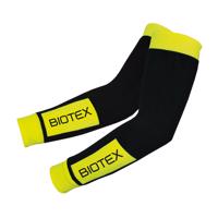 BIOTEX Cyklistické návleky na ruce - THERMAL - zelená/černá/žlutá XL