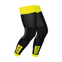 BIOTEX Cyklistické návleky po celé délce nohy - THERMAL - žlutá/zelená/černá XL