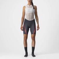 CASTELLI Cyklistické kalhoty krátké bez laclu - VELOCISSIMA 3 LADY - růžová/šedá/stříbrná XL