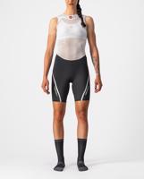 CASTELLI Cyklistické kalhoty krátké bez laclu - VELOCISSIMA 3 LADY - stříbrná/černá M