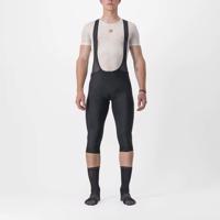 CASTELLI Cyklistické kalhoty krátké s laclem - ENTRATA 2 3/4 - černá L