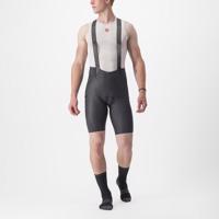 CASTELLI Cyklistické kalhoty krátké s laclem - FREE UNLIMITED - černá 2XL
