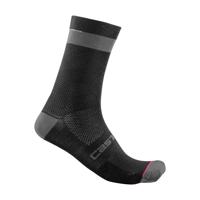 CASTELLI Cyklistické ponožky klasické - ALPHA 18 - černá S-M