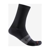 CASTELLI Cyklistické ponožky klasické - ESPRESSO 15 - černá L-XL