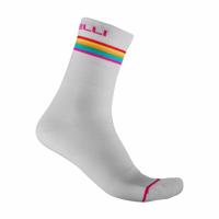 CASTELLI Cyklistické ponožky klasické - GO 15 LADY - šedá