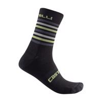 CASTELLI Cyklistické ponožky klasické - GREGGE 15 - černá S-M