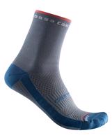 CASTELLI Cyklistické ponožky klasické - ROSSO CORSA 11 LADY - modrá
