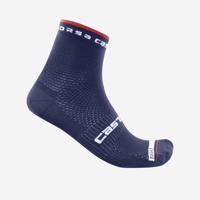 CASTELLI Cyklistické ponožky klasické - ROSSO CORSA PRO 9 - modrá 2XL
