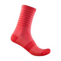 CASTELLI Cyklistické ponožky klasické - SUPERLEGGERA 12 LADY - růžová S-M