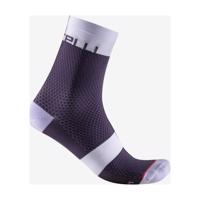 CASTELLI Cyklistické ponožky klasické - VELOCISSIMA 12 - fialová 36-39
