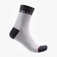 CASTELLI Cyklistické ponožky klasické - VELOCISSIMA 12 LADY - bílá/černá