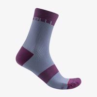 CASTELLI Cyklistické ponožky klasické - VELOCISSIMA 12 LADY - fialová L-XL