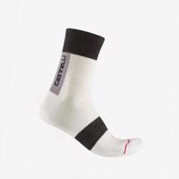 CASTELLI Cyklistické ponožky klasické - VELOCISSIMA THERMAL - bílá S-M