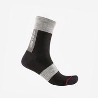 CASTELLI Cyklistické ponožky klasické - VELOCISSIMA THERMAL - černá