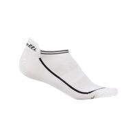 CASTELLI Cyklistické ponožky kotníkové - INVISIBLE LADY - bílá S-M