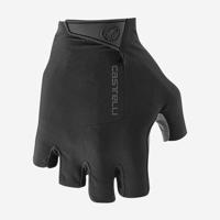 CASTELLI Cyklistické rukavice krátkoprsté - PREMIO - černá M
