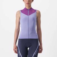 CASTELLI Cyklistický dres bez rukávů - SOLARIS LADY - fialová M