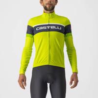 CASTELLI Cyklistický dres s dlouhým rukávem zimní - PASSISTA - žlutá