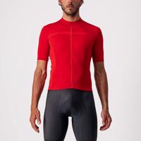 CASTELLI Cyklistický dres s krátkým rukávem - CLASSIFICA - červená L
