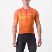 CASTELLI Cyklistický dres s krátkým rukávem - CLIMBER'S 3.0 - oranžová 2XL