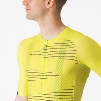 CASTELLI Cyklistický dres s krátkým rukávem - CLIMBER´S 4.0 - žlutá 2XL