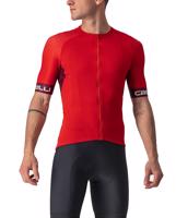 CASTELLI Cyklistický dres s krátkým rukávem - ENTRATA VI - červená/bordó XL