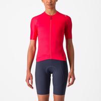 CASTELLI Cyklistický dres s krátkým rukávem - ESPRESSO W - červená