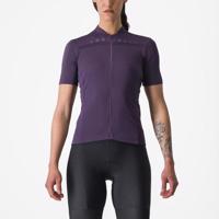 CASTELLI Cyklistický dres s krátkým rukávem - fialová L