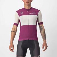 CASTELLI Cyklistický dres s krátkým rukávem - GIRO D'ITALIA 2024 - bílá/fialová/bordó XL