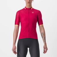 CASTELLI Cyklistický dres s krátkým rukávem - PEZZI LADY - červená