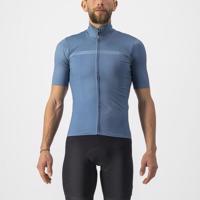 CASTELLI Cyklistický dres s krátkým rukávem - PRO THERMAL MID - modrá M