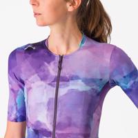 CASTELLI Cyklistický dres s krátkým rukávem - UNLIMITED PRO W - fialová