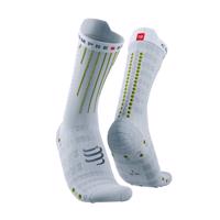 COMPRESSPORT Cyklistické ponožky klasické - AERO - žlutá/bílá 35-38