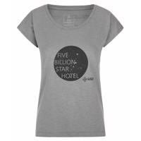 Dámské bavlněné tričko Kilpi STAR-W světle šedá