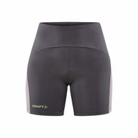 Dámské funkční krátké elastické kalhoty CRAFT PRO Hypervent Short tmavě šedé s fialovou 1910434-985436