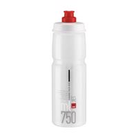 ELITE Cyklistická láhev na vodu - JET 750 - transparentní/červená